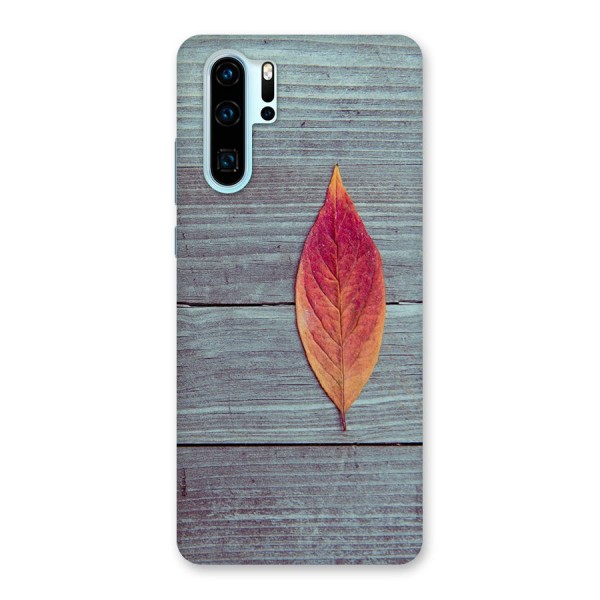 Classic Wood Leaf Back Case for Huawei P30 Pro