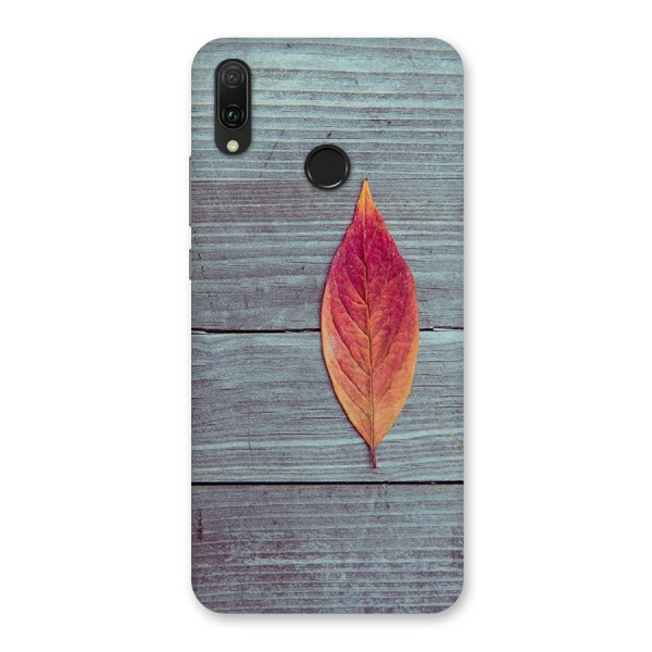 Classic Wood Leaf Back Case for Huawei Y9 (2019)