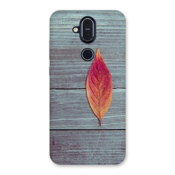 Classic Wood Leaf Back Case for Nokia 8.1