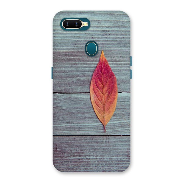 Classic Wood Leaf Back Case for Oppo A7