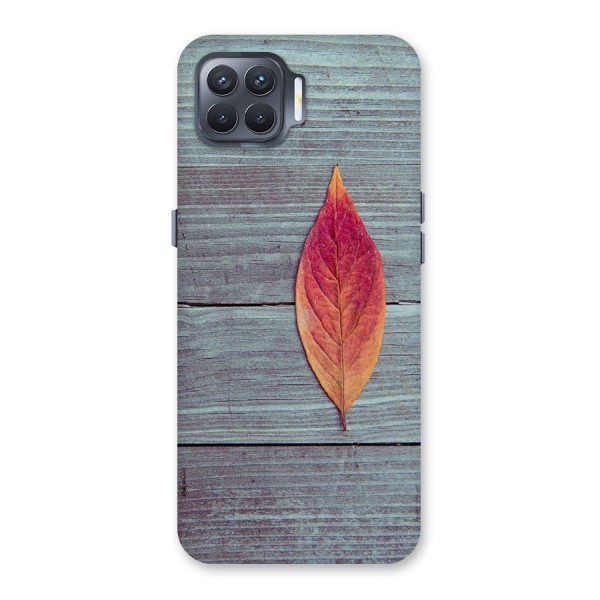 Classic Wood Leaf Back Case for Oppo F17 Pro