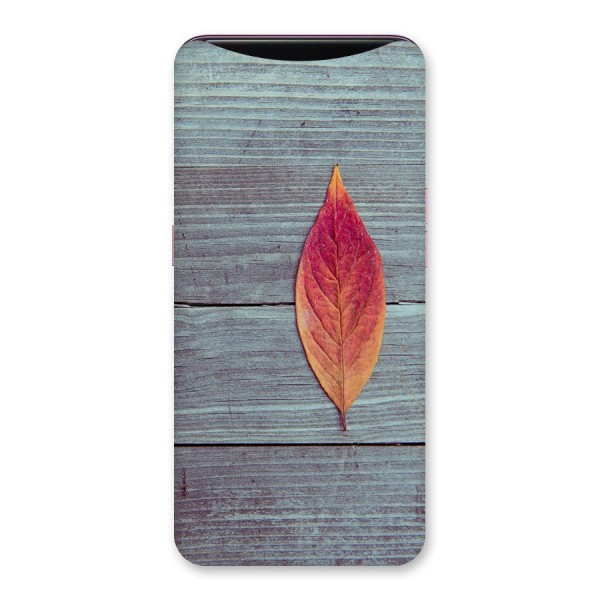 Classic Wood Leaf Back Case for Oppo Find X