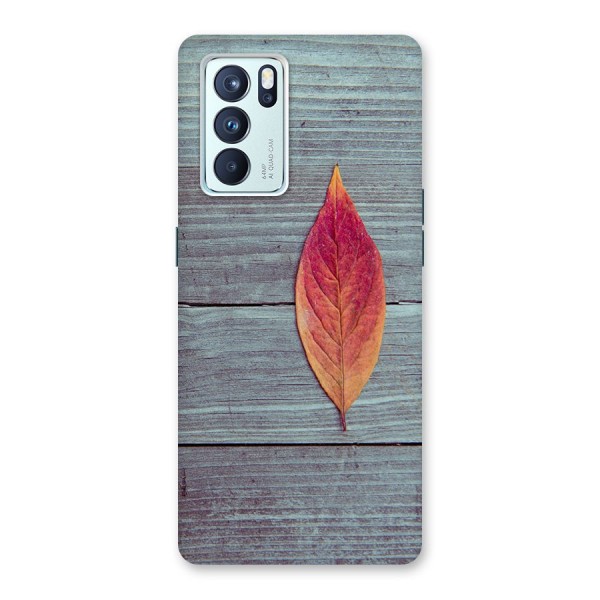 Classic Wood Leaf Back Case for Oppo Reno6 Pro 5G