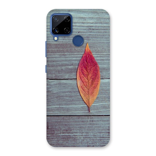 Classic Wood Leaf Back Case for Realme Narzo 30A