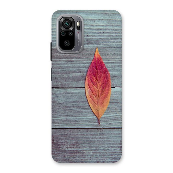 Classic Wood Leaf Back Case for Redmi Note 10