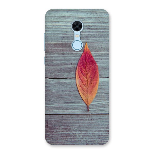 Classic Wood Leaf Back Case for Redmi Note 5