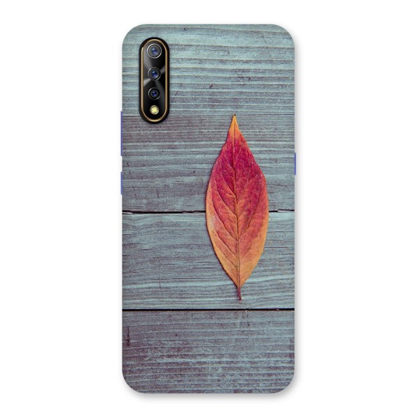 Classic Wood Leaf Back Case for Vivo S1