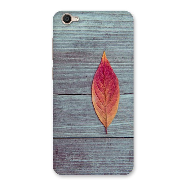 Classic Wood Leaf Back Case for Vivo Y55s