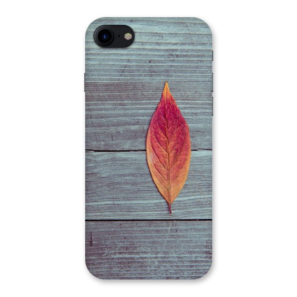 Classic Wood Leaf Back Case for iPhone SE 2020