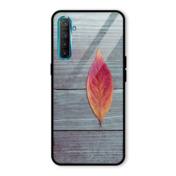 Classic Wood Leaf Glass Back Case for Realme XT