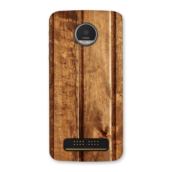 Classic Wood Print Back Case for Moto Z Play