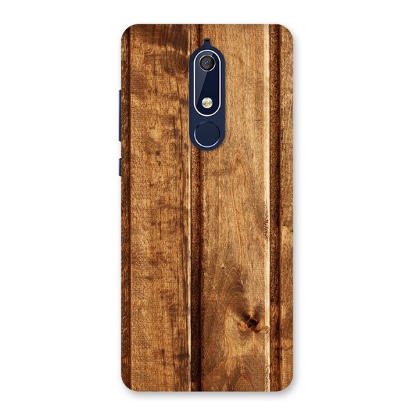 Classic Wood Print Back Case for Nokia 5.1