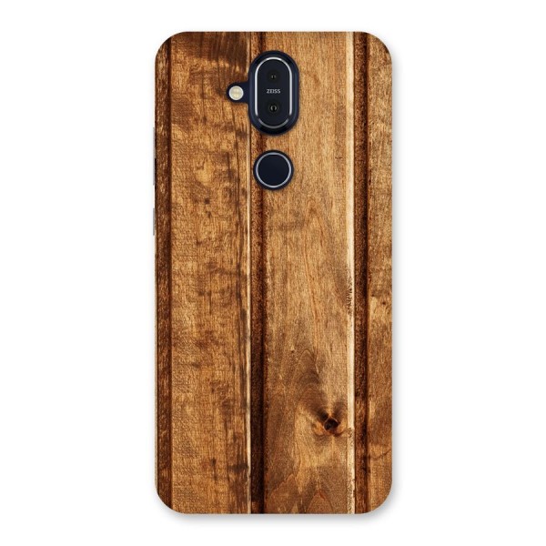 Classic Wood Print Back Case for Nokia 8.1