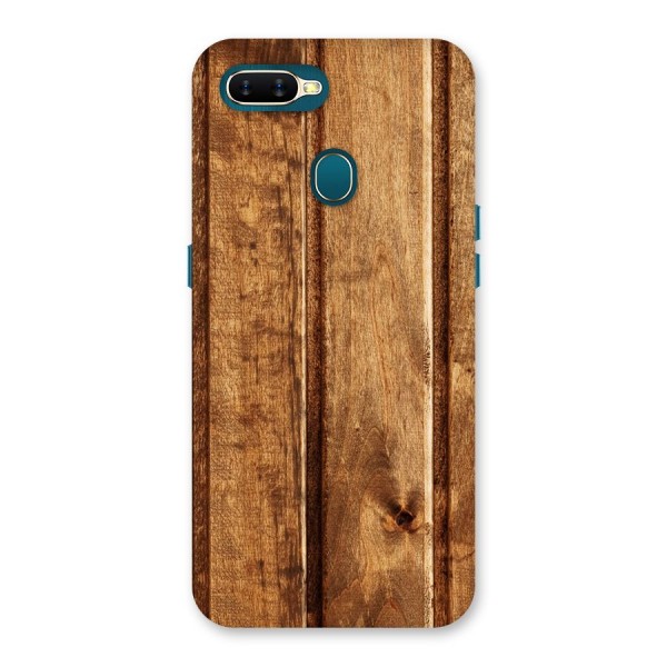 Classic Wood Print Back Case for Oppo A12