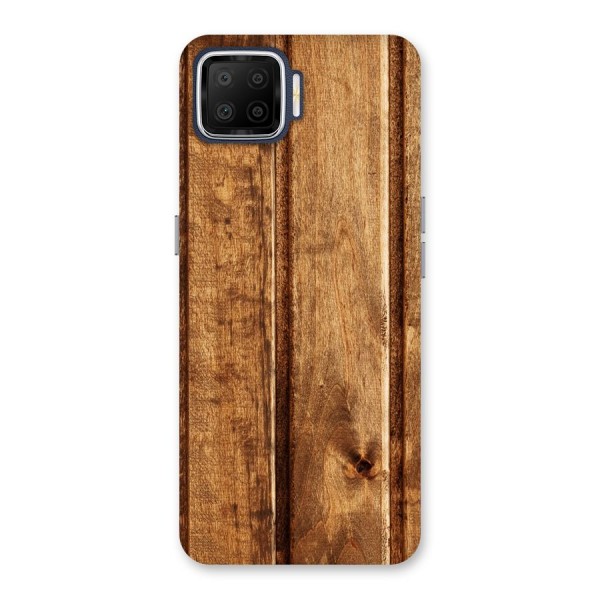 Classic Wood Print Back Case for Oppo F17