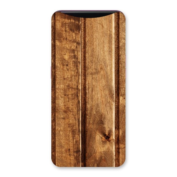 Classic Wood Print Back Case for Oppo Find X