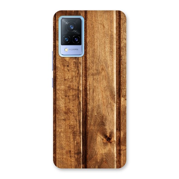 Classic Wood Print Back Case for Vivo V21 5G