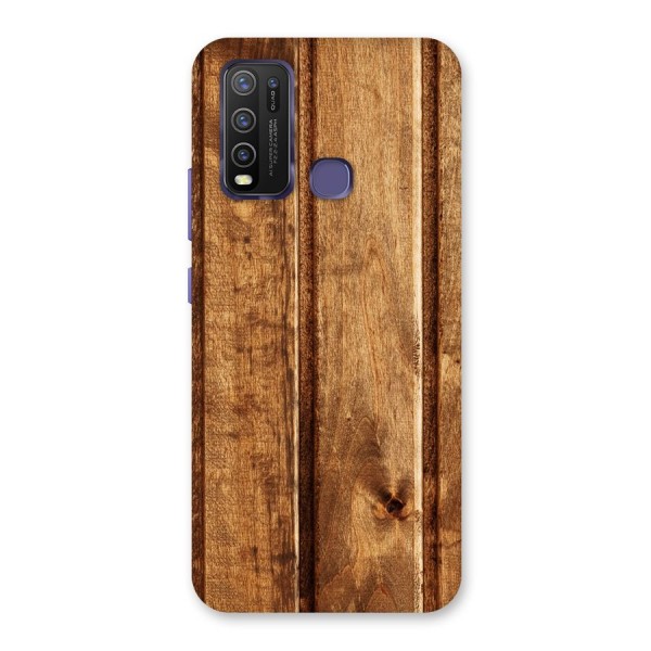 Classic Wood Print Back Case for Vivo Y30