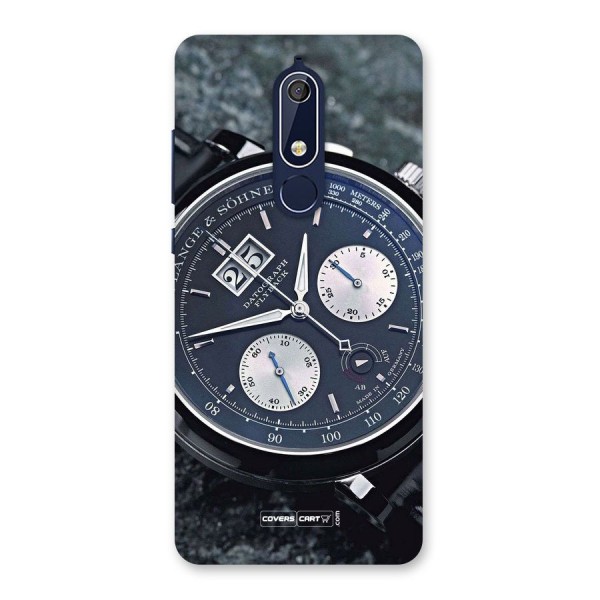 Classic Wrist Watch Back Case for Nokia 5.1