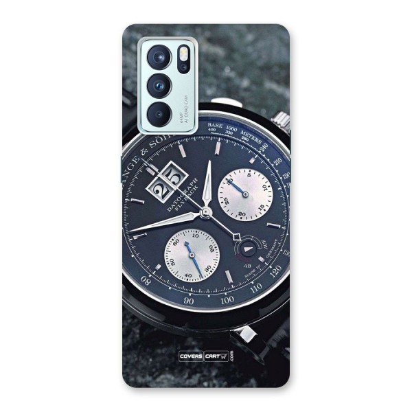 Classic Wrist Watch Back Case for Oppo Reno6 Pro 5G