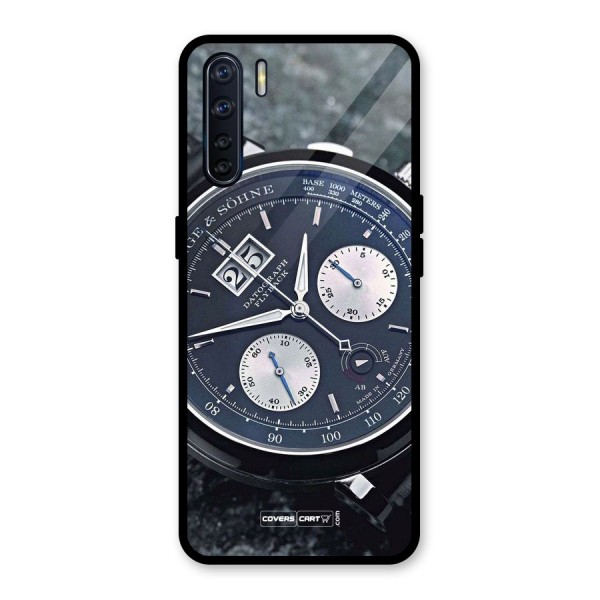 Classic Wrist Watch Glass Back Case for Oppo F15