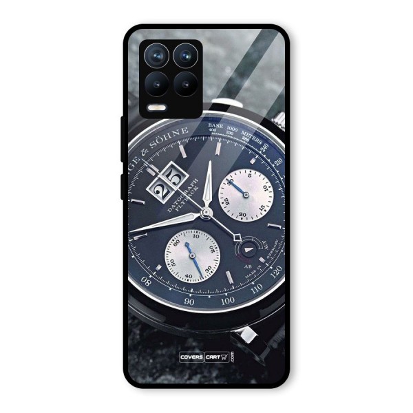 Classic Wrist Watch Glass Back Case for Realme 8