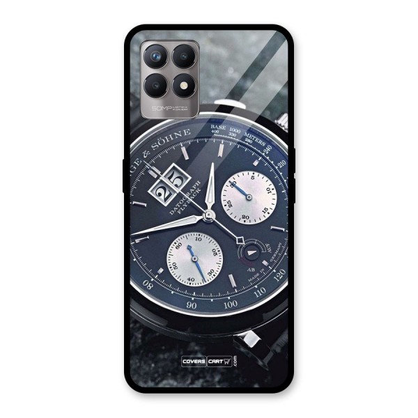 Classic Wrist Watch Glass Back Case for Realme 8i