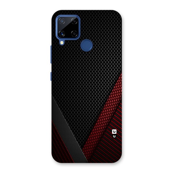 Classy Black Red Design Back Case for Realme C12