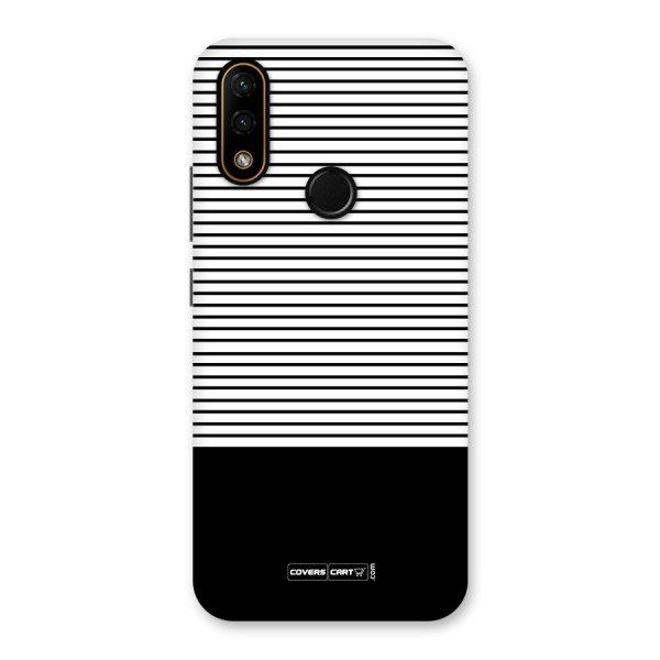 Classy Black Stripes Back Case for Lenovo A6 Note