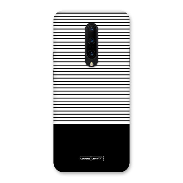 Classy Black Stripes Back Case for OnePlus 7 Pro