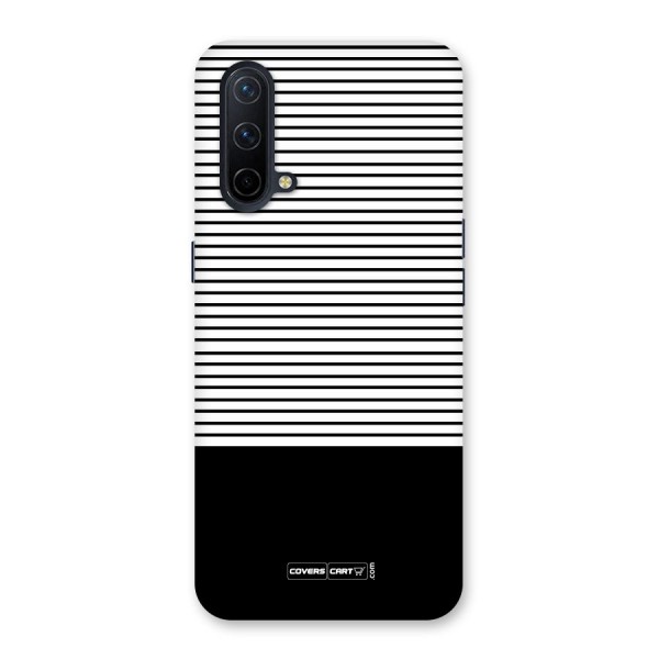Classy Black Stripes Back Case for OnePlus Nord CE 5G