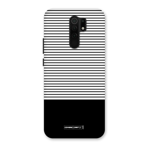 Classy Black Stripes Back Case for Poco M2