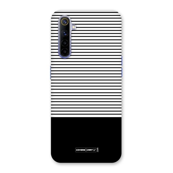 Classy Black Stripes Back Case for Realme 6