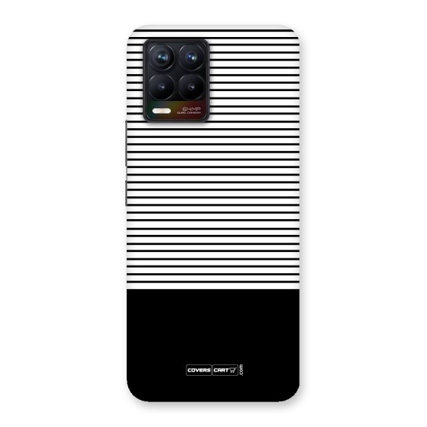 Classy Black Stripes Back Case for Realme 8