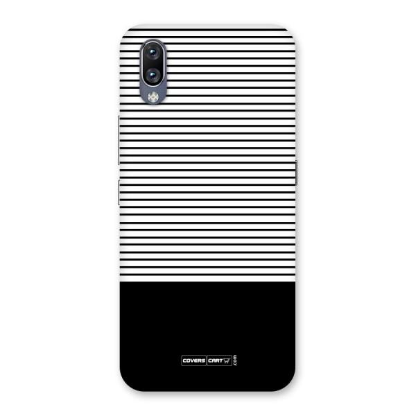 Classy Black Stripes Back Case for Vivo NEX