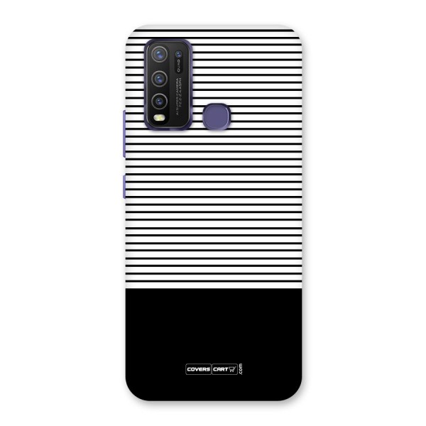 Classy Black Stripes Back Case for Vivo Y50