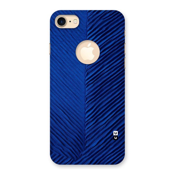 Classy Blues Back Case for iPhone 8 Logo Cut