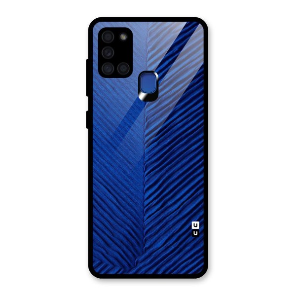 Classy Blues Glass Back Case for Galaxy A21s