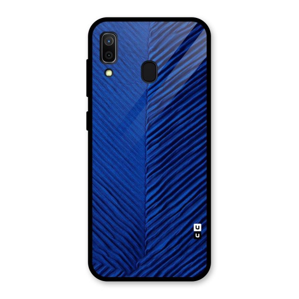 Classy Blues Glass Back Case for Galaxy A30