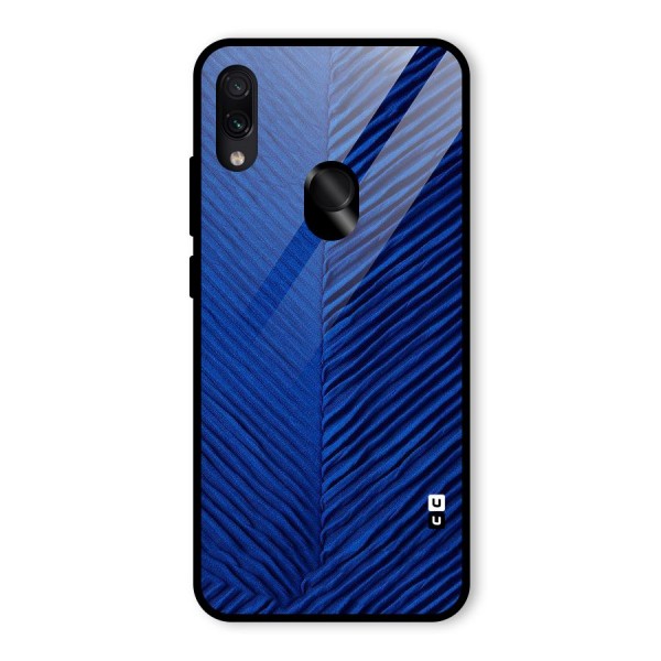 Classy Blues Glass Back Case for Redmi Note 7