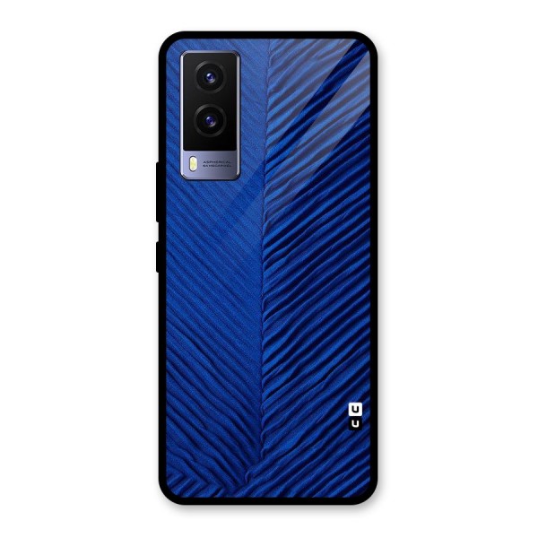 Classy Blues Glass Back Case for Vivo V21e 5G