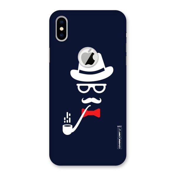 Classy Dad Back Case for iPhone XS Logo Cut