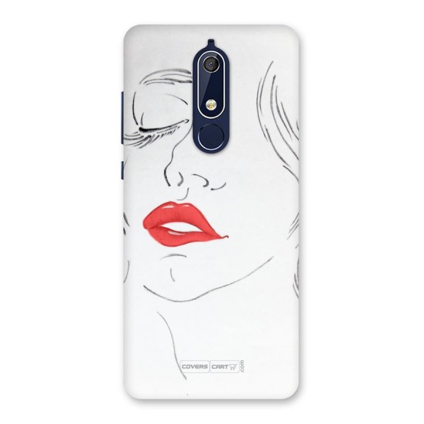 Classy Girl Back Case for Nokia 5.1