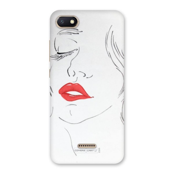 Classy Girl Back Case for Redmi 6A