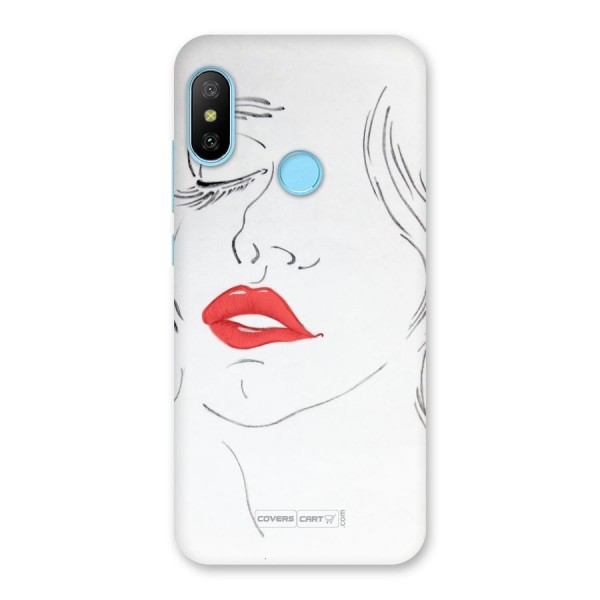 Classy Girl Back Case for Redmi 6 Pro