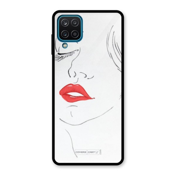 Classy Girl Glass Back Case for Galaxy A12