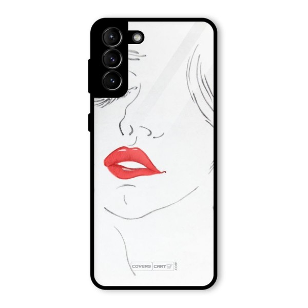 Classy Girl Glass Back Case for Galaxy S21 Plus