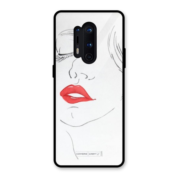 Classy Girl Glass Back Case for OnePlus 8 Pro