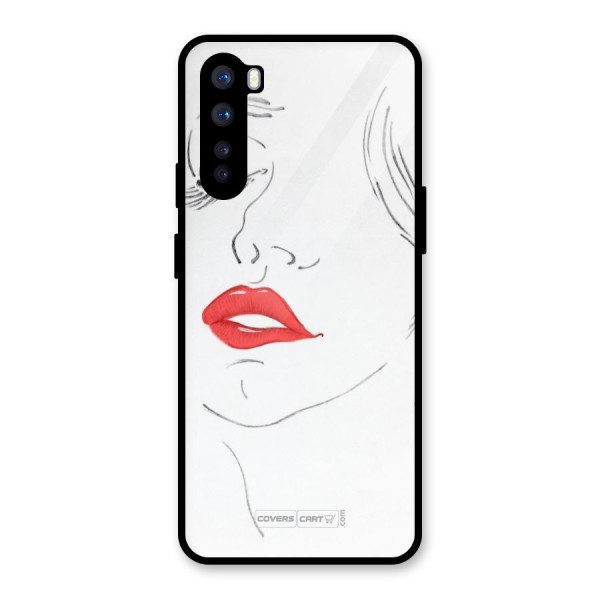 Classy Girl Glass Back Case for OnePlus Nord