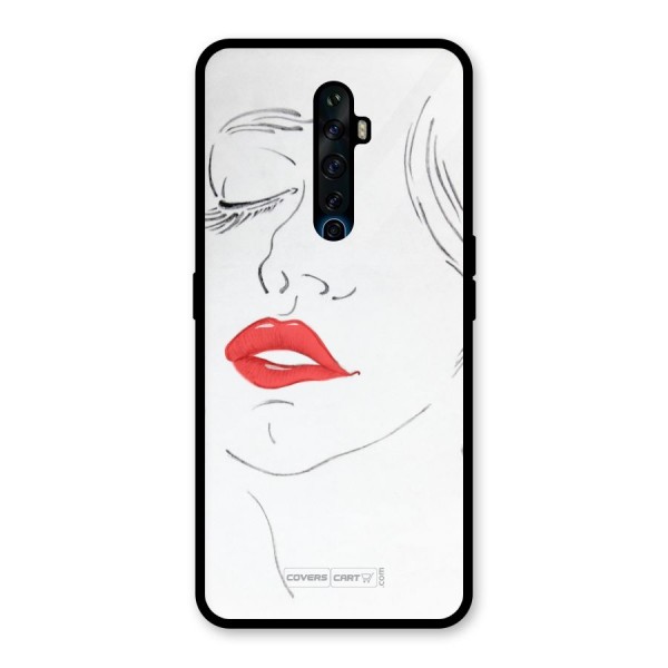 Classy Girl Glass Back Case for Oppo Reno2 Z